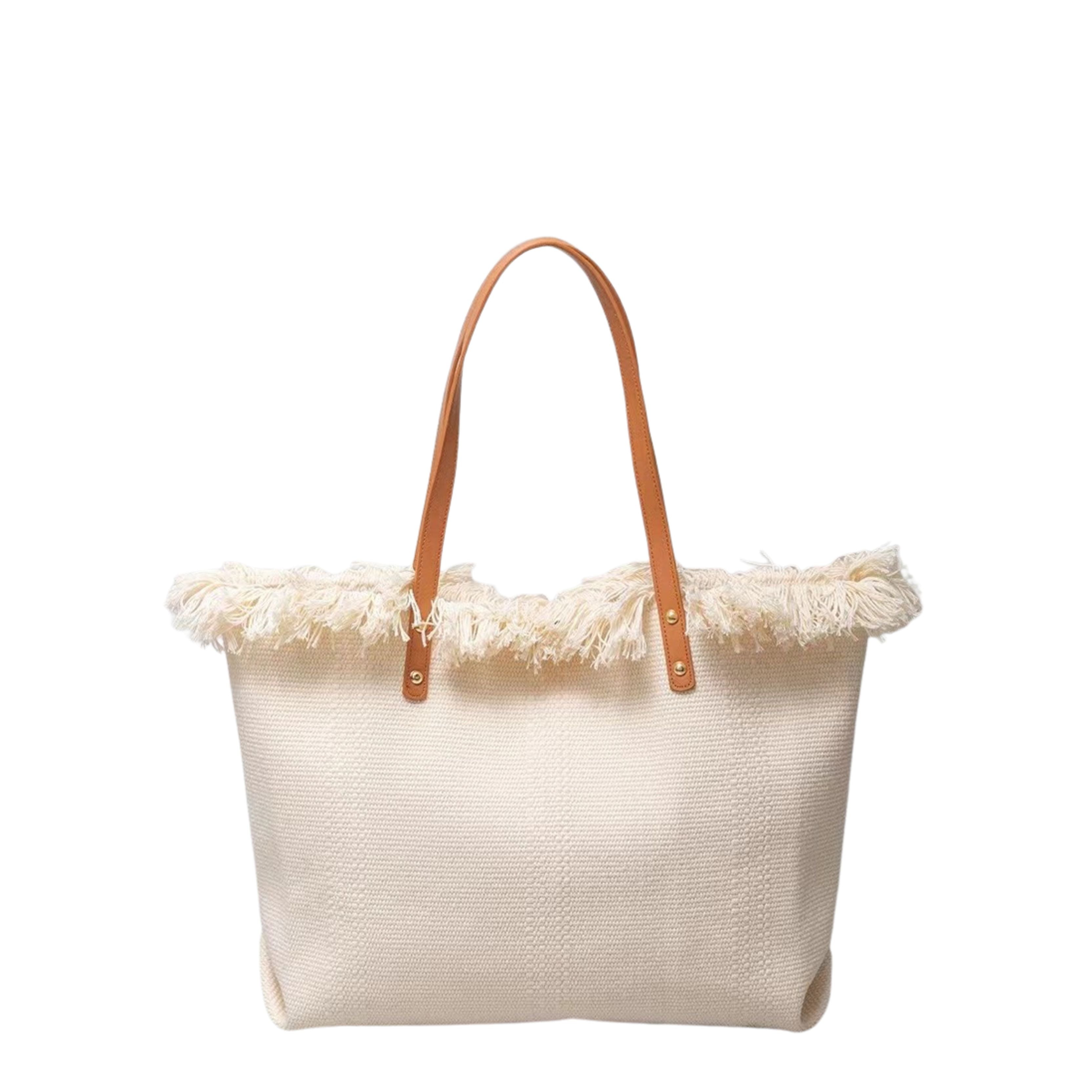 White brown handles on a white background