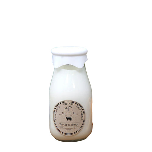 Nectar & Honey Milk Bottle Candle