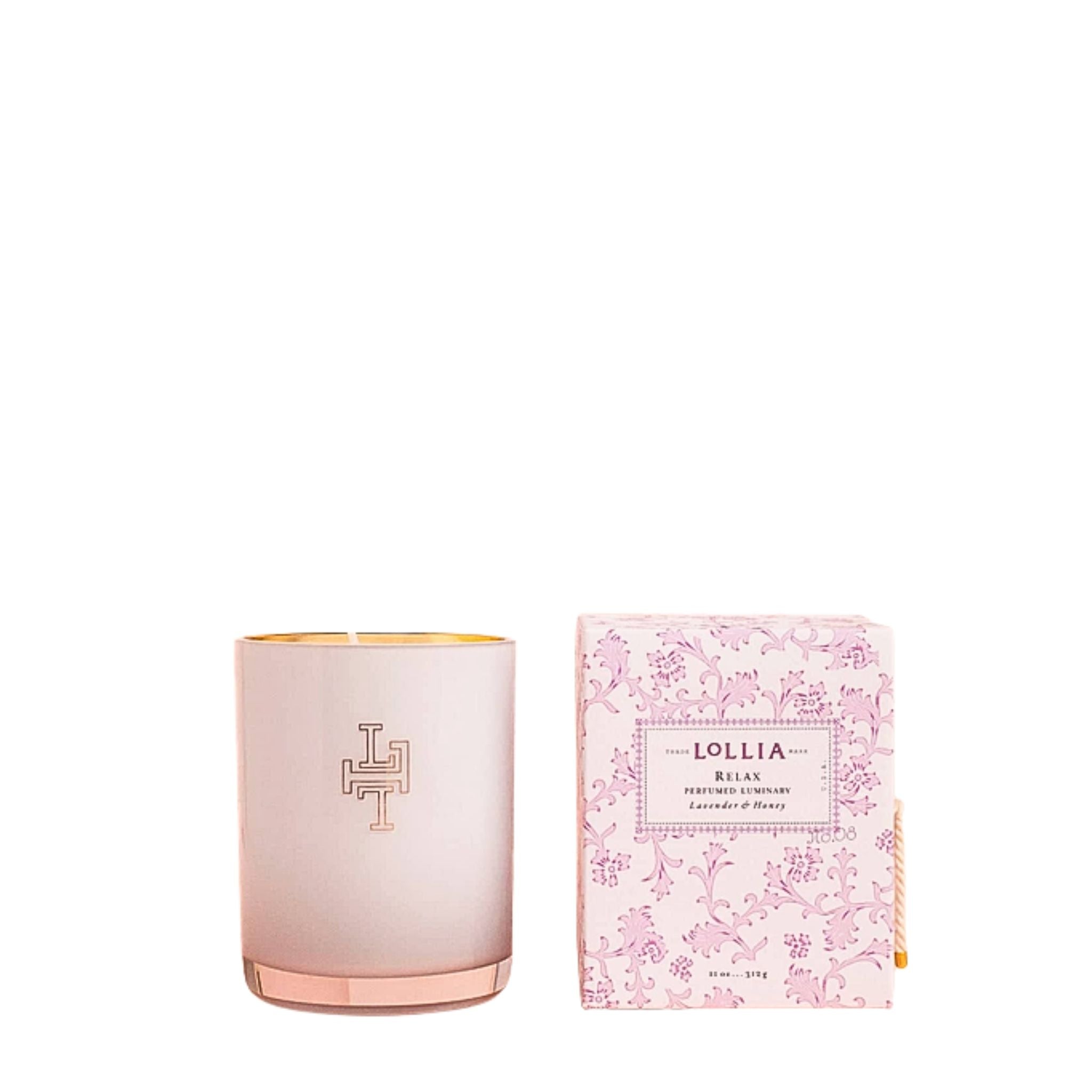 Relax Boxed Luminary Candle