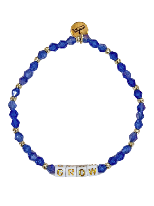 Grow Letter Block Bracelet