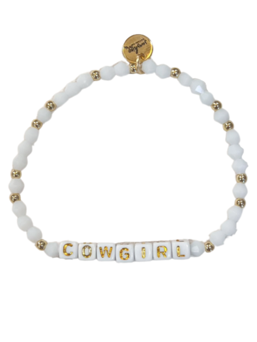 Cowgirl Letter Block Bracelet