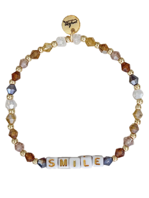 Smile Neutral Colorful Letter Block Bracelet