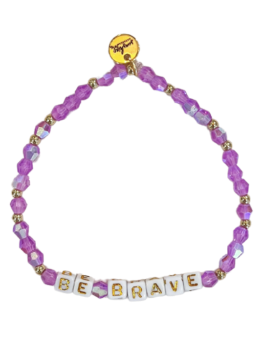 Be Brave Letter Block Bracelet