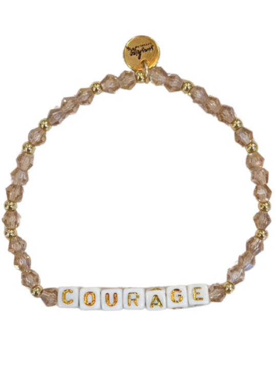 Courage Letter Block Bracelet