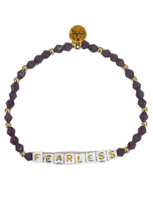 Fearless Letter Block Bracelet