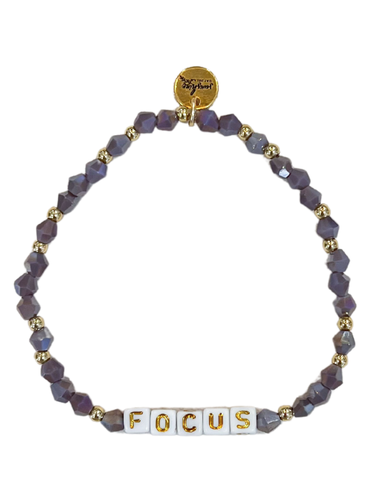 Focus Letter Block Bracelet