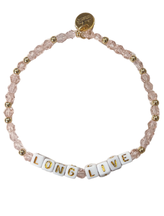 Long Live Letter Block Bracelet