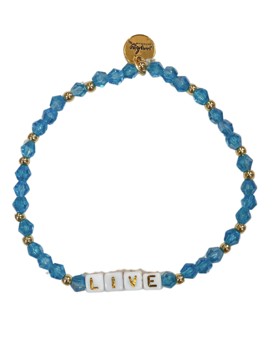 Live Letter Block Bracelet